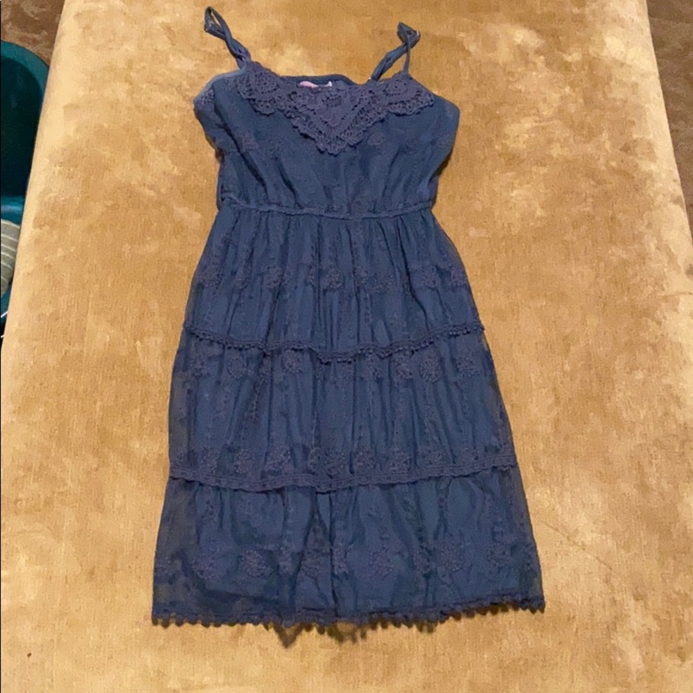 Blue dress